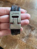 Josh armband, Sieraden, Tassen en Uiterlijk, Armbanden, Ophalen of Verzenden, Gebruikt, Zilver, Leer
