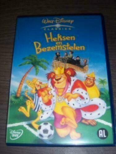 Walt Disney Classics Heksen en Bezemstelen in goede staat , Cd's en Dvd's, Dvd's | Tekenfilms en Animatie, Zo goed als nieuw, Amerikaans