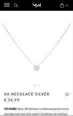 MeauxMeaux Most Wanted XX necklace silver, Ophalen of Verzenden, Nieuw, Zilver, Overige materialen