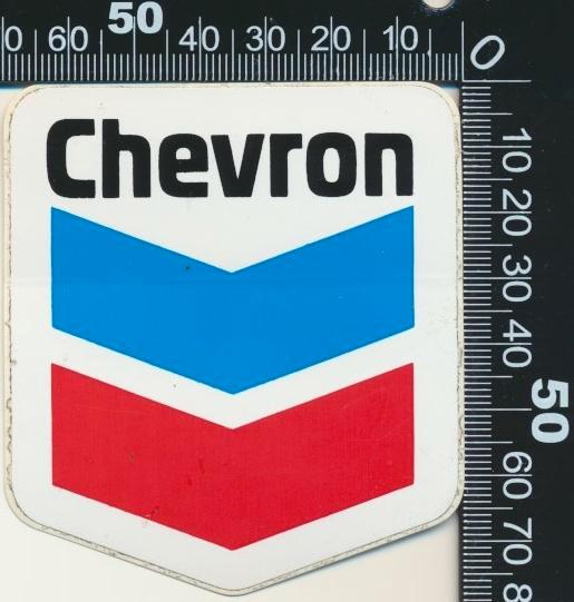 Sticker: Chevron (Middel), Verzamelen, Stickers, Zo goed als nieuw, Auto of Motor, Ophalen of Verzenden