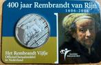 Zilveren munt Rembrandt van Rijn, Postzegels en Munten, Zilver, Euro's, Ophalen of Verzenden, Koningin Beatrix