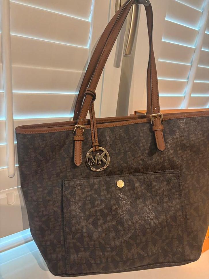 Michael Kors Shopper Bruin, Sieraden, Tassen en Uiterlijk, Tassen | Damestassen, Gebruikt, Shopper, Bruin, Verzenden