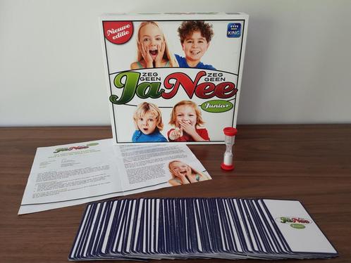 Gezelschapsspel Zeg geen Ja, zeg geen Nee Junior, Hobby en Vrije tijd, Gezelschapsspellen | Overige, Zo goed als nieuw, Een of twee spelers