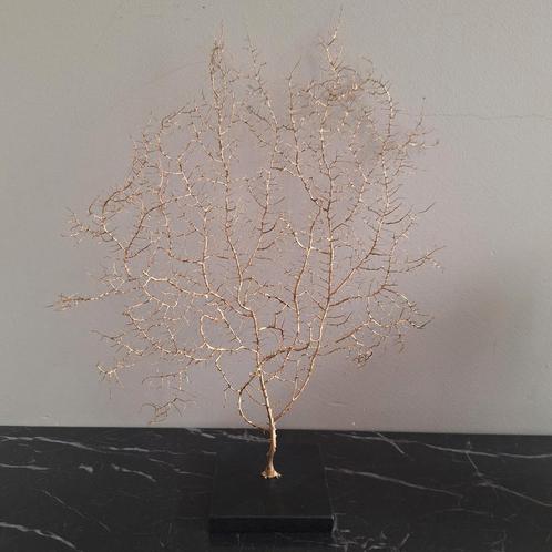 🌺Goud bronskleurig waaier zeegras tak | hotel chic, Huis en Inrichting, Woonaccessoires | Droogbloemen, Nieuw, Ophalen of Verzenden