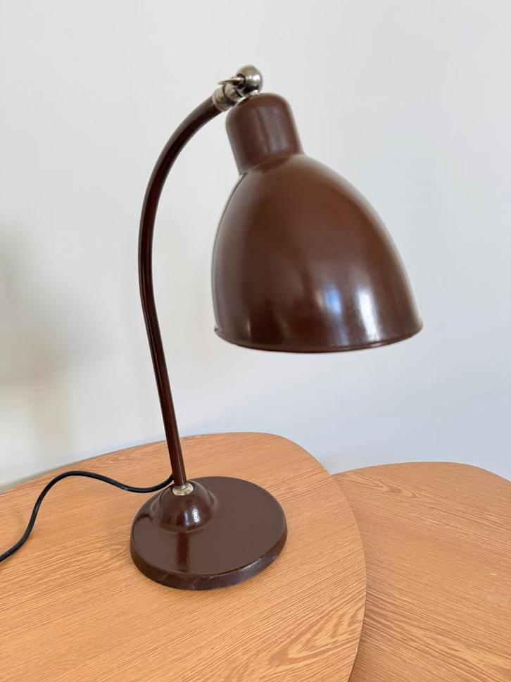 Vintage lamp bureaulamp Molitor, Huis en Inrichting, Lampen | Tafellampen, Gebruikt, Minder dan 50 cm, Metaal, Ophalen of Verzenden