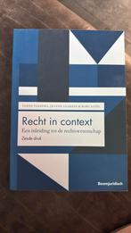 Jeanne Gaakeer - Recht in context, Boeken, Ophalen of Verzenden, Zo goed als nieuw, Jeanne Gaakeer; Marc Loth; Sanne Taekema