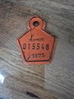 oud metalen fiets plaatje 1975, Verzamelen, Merken en Reclamevoorwerpen, Ophalen of Verzenden, Zo goed als nieuw, Overige typen