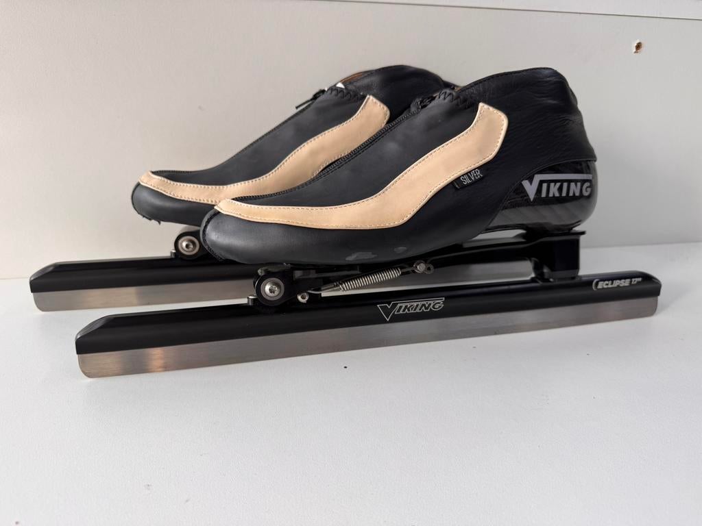 Viking Silver + Eclipse klapset maat 42, Sport en Fitness, Schaatsen, Viking, 8081hl, Ophalen of Verzenden, Zo goed als nieuw