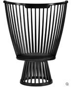 Tom Dixon | Fan Chair | Zwart, Huis en Inrichting, Fauteuils, Ophalen, Gebruikt, Design, 75 tot 100 cm