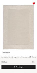 H&M Home Vloerkleed 160x230 off white wol, Natural, 150 tot 200 cm, Ophalen of Verzenden, Crème