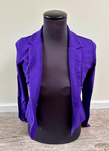 Paars colbert jasje van Jansen maat S beschikbaar voor biedingen