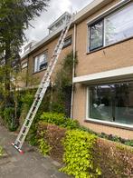 Lader 3 delig Altrex 2x10 en 1x9 sporten., Doe-het-zelf en Verbouw, Ladders en Trappen, Ophalen, Gebruikt, Ladder, Opvouwbaar of Inschuifbaar