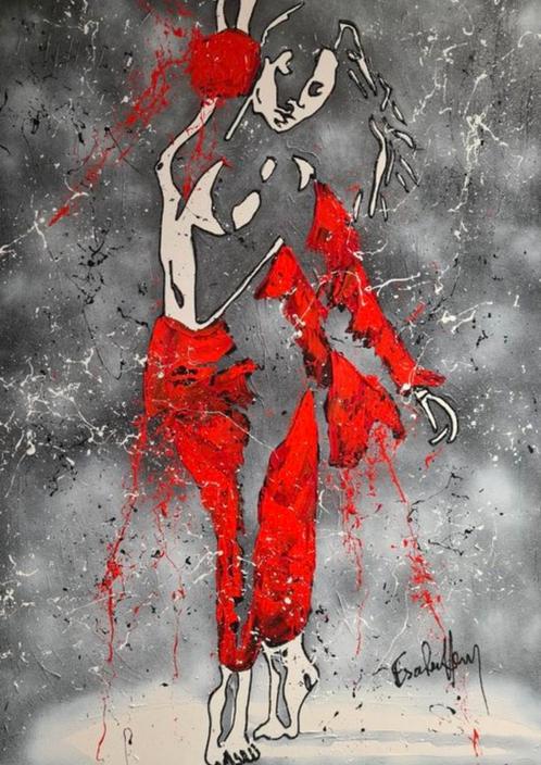 Nu01 xxl - Henry Escobar, Antiek en Kunst, Kunst | Schilderijen | Modern, Ophalen of Verzenden