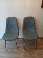 Stoelen, Ophalen, Gebruikt, Twee, Blauw