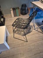 Crassevig Design stoel voor binnen en buiten zwart, Ophalen of Verzenden, Zo goed als nieuw, Kunststof, Stapelbaar