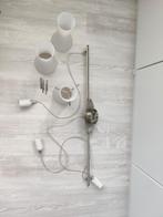 Hanglamp met 3 witglazen kelkjes 76 cm lang, Ophalen, Gebruikt, Minder dan 50 cm