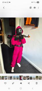 Squid Game Kostuum - Perfect voor Halloween!, Ophalen of Verzenden, Zo goed als nieuw, 146 t/m 152, Jongen of Meisje