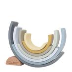 Houten Speelgoed Regenboog Stapelset Blauw Little Dutch, Info@littledutch.nl, Overige typen, Nieuw, Ophalen of Verzenden