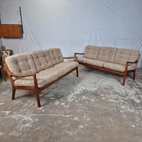 Ole Wanscher, CADO 'Senator' 3-zits bank, sofa vintage 60's, Huis en Inrichting, Banken | Sofa's en Chaises Longues, Gebruikt