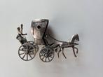 Zilver miniatuur koets, Ophalen of Verzenden, Zilver