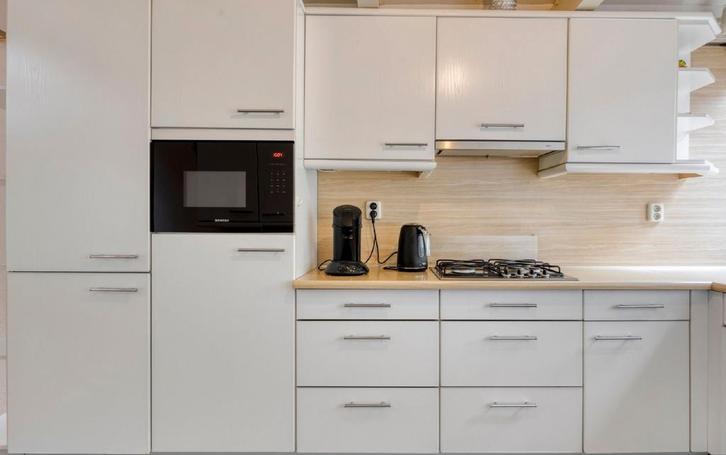Gratis L-Keuken - Zelf Demonteren!, Huis en Inrichting, Keuken | Complete keukens, Gebruikt, Hoekkeuken, Wit, Ophalen