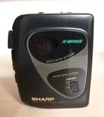SHARP WALKMAN JC-119H (BK) / X-BASS / AUTO STOP ENZ., Ophalen of Verzenden, Walkman