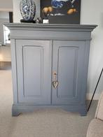 Grijze brocante kast, Huis en Inrichting, Ophalen, 100 tot 150 cm, 50 tot 100 cm, 25 tot 50 cm