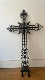 Frans gietijzeren kruis., Antiek en Kunst, Ophalen