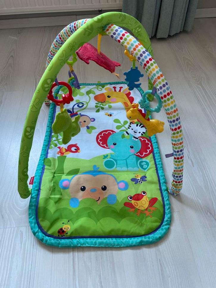 Fisher Price Muziekmat Jungle Thema - Uitwasbaar!, Kinderen en Baby's, Kinderkamer | Bedden, Zo goed als nieuw, Minder dan 140 cm