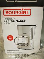 Bourgini Trendy Koffiezetapparaat 1.25L - Nieuw!, 10 kopjes of meer, Gemalen koffie, Ophalen of Verzenden, Koffiemachine