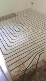 Vloerverwarming infrezen/binden ook beton en tegels, Installatie