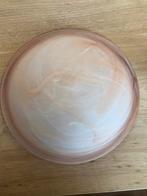 Albast Plafond schaal - 30 cm zonder fitting, Schaal, Rond, Ophalen of Verzenden, Glas