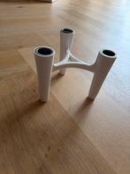 Koziol witte Kandelaar voor Drie Kaarsen, Kunststof, Wit, Ophalen of Verzenden, Zo goed als nieuw