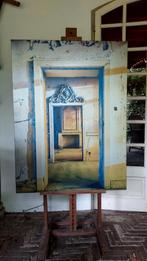 Foto op metaal: Doorkijkje Vervallen Kamer, Ophalen