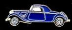 Citroën Traction Coupe 1938 pin- d.blauw, Verzenden, Nieuw, Transport, Speldje of Pin