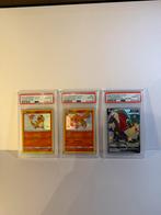 Charmander Charmeleon Charizard PSA 10 Shiny trio bundel set, Ophalen of Verzenden, Nieuw, Meerdere kaarten, Foil