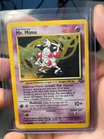 Mr. Mime Holo – 6/64 – Jungle Set – Vintage Pokémonkaart, Ophalen of Verzenden, Gebruikt, Losse kaart, Foil