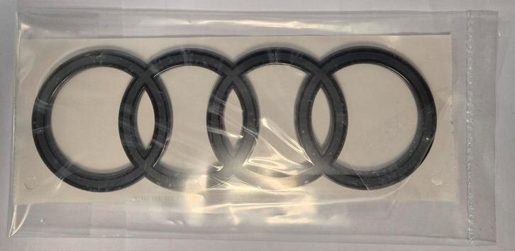 Origineel Zwart Audi Logo Nieuw - 4KE017802A, Auto diversen, Tuning en Styling, Ophalen of Verzenden