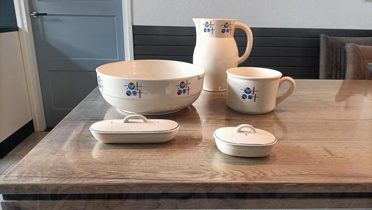 Annaburg Keramiek Lampetset, Huis en Inrichting, Keuken | Servies, Gebruikt, Overige typen, Overige stijlen, Keramiek, Ophalen of Verzenden