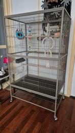 Vogelkooi compleet met toebehoren ZGAN, Dieren en Toebehoren, Vogels | Hokken en Kooien, Ophalen, Zo goed als nieuw, Metaal, Vogelkooi
