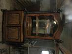 oude vitrine kast hout, Ophalen, Gebruikt, 50 tot 100 cm, 150 tot 200 cm