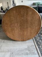 Eiken tafel blad massief 6 cm dik 120 cm, Huis en Inrichting, Tafels | Eettafels, Ophalen, Zo goed als nieuw, Rond, 100 tot 150 cm