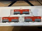 Märklin 45648 H0 Set van drie boxcars 'Pacemaker' van de NYC, Wisselstroom, Wagon, Ophalen of Verzenden, Zo goed als nieuw