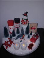 Kerstdecoratie op dienblad, Ophalen of Verzenden, Zo goed als nieuw