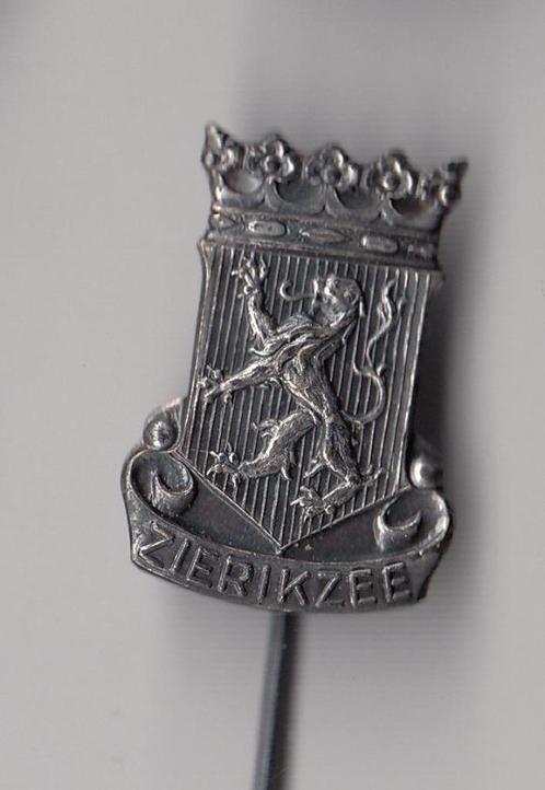 Zierikzee Stadswapen speldje, Verzamelen, Speldjes, Pins en Buttons, Gebruikt, Speldje of Pin, Overige onderwerpen, Ophalen of Verzenden