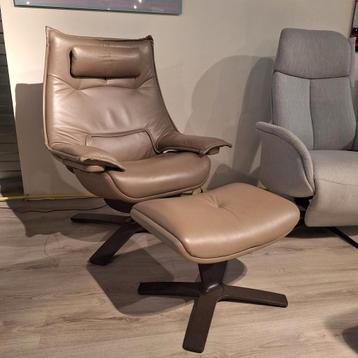 Natuzzi fauteuil+ hocker  'Pelican Q - 700' beschikbaar voor biedingen