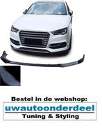 Spoiler Voorspoiler Splitter Lip Hoogglans Zwart Voor Audi A