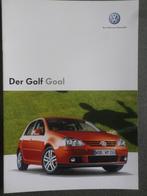Volkswagen VW Golf Goal 2006 Brochure, Boeken, Verzenden, Zo goed als nieuw, Volkswagen