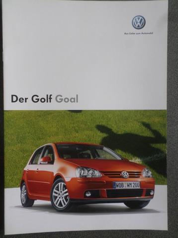 Volkswagen VW Golf Goal 2006 Brochure beschikbaar voor biedingen