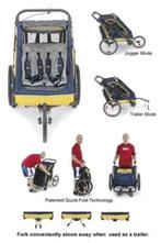 Kinderfietskar / jogger, Ophalen, BabyJogger, Opvouwbaar, Nieuw